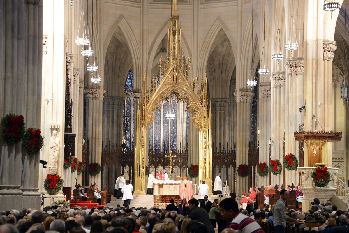 New York City Rockefeller Center 07C Celebrating Sunday Mass At St Patricks Cathedral